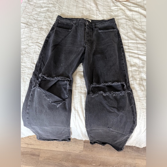 Abercrombie & Fitch Charcoal Jeans - Picture 1 of 3